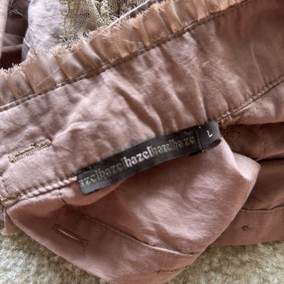 Lace Frills maroon shirt top - Picture 7 of 10